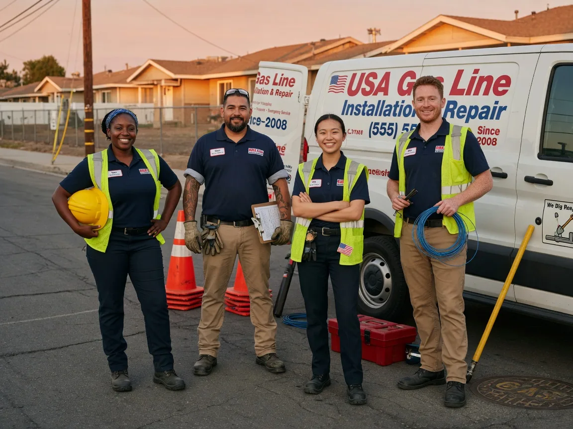 Gas Line Installation company in Hills, IA